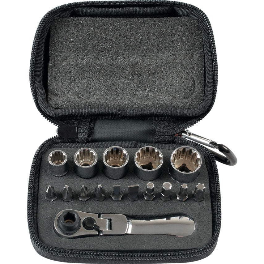 Alldrive Socket & Bit Set 1/4"D16PC