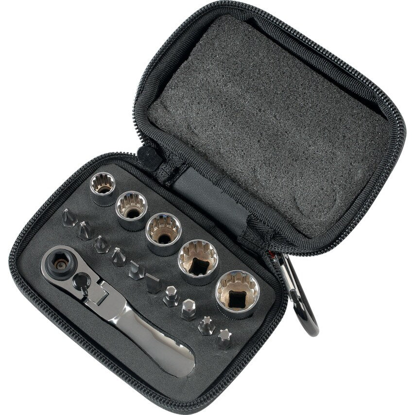 Alldrive Socket & Bit Set 1/4"D16PC