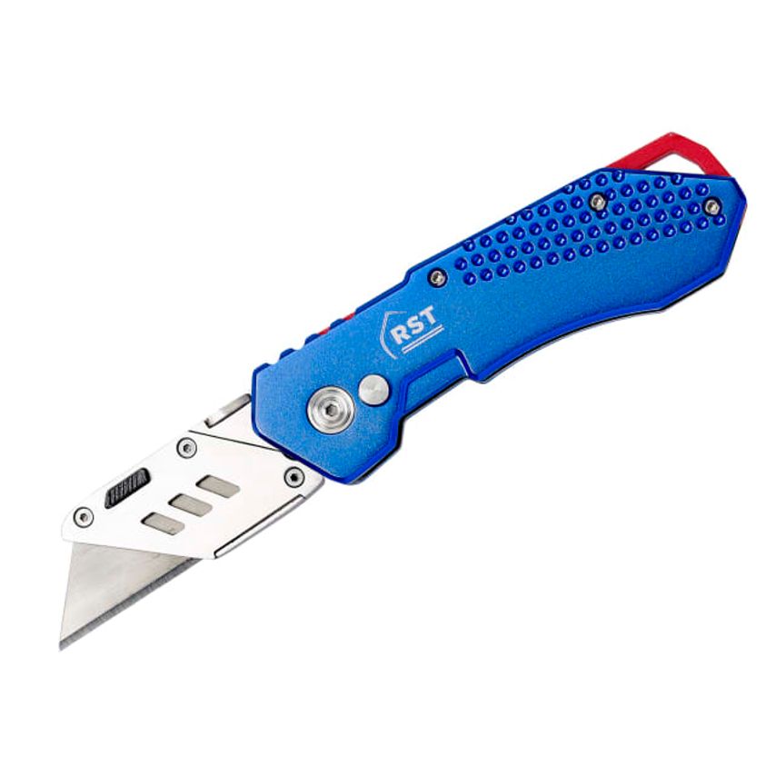 Aluminium Blue Folding Knife