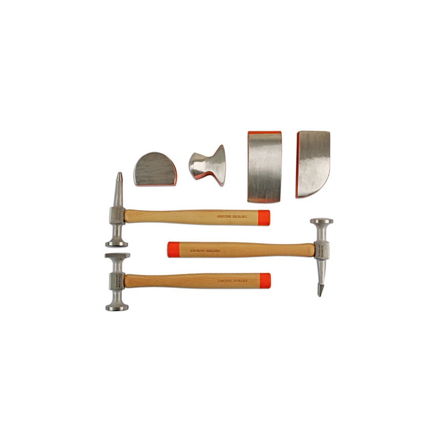 Aluminium Hammer and Dolly Set 7PC