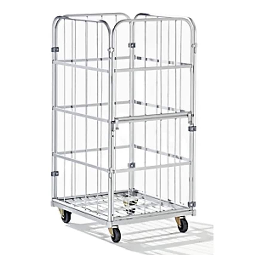 Aluminium Roll Container, Standard Model, HxWxD 1520 X 720 X 810mm, Weight 16 Kg