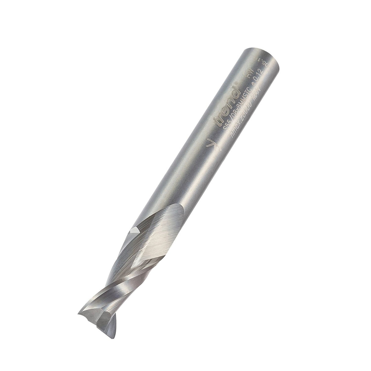 Aluminium Spiral Upcut Cutter 8mm Diameter