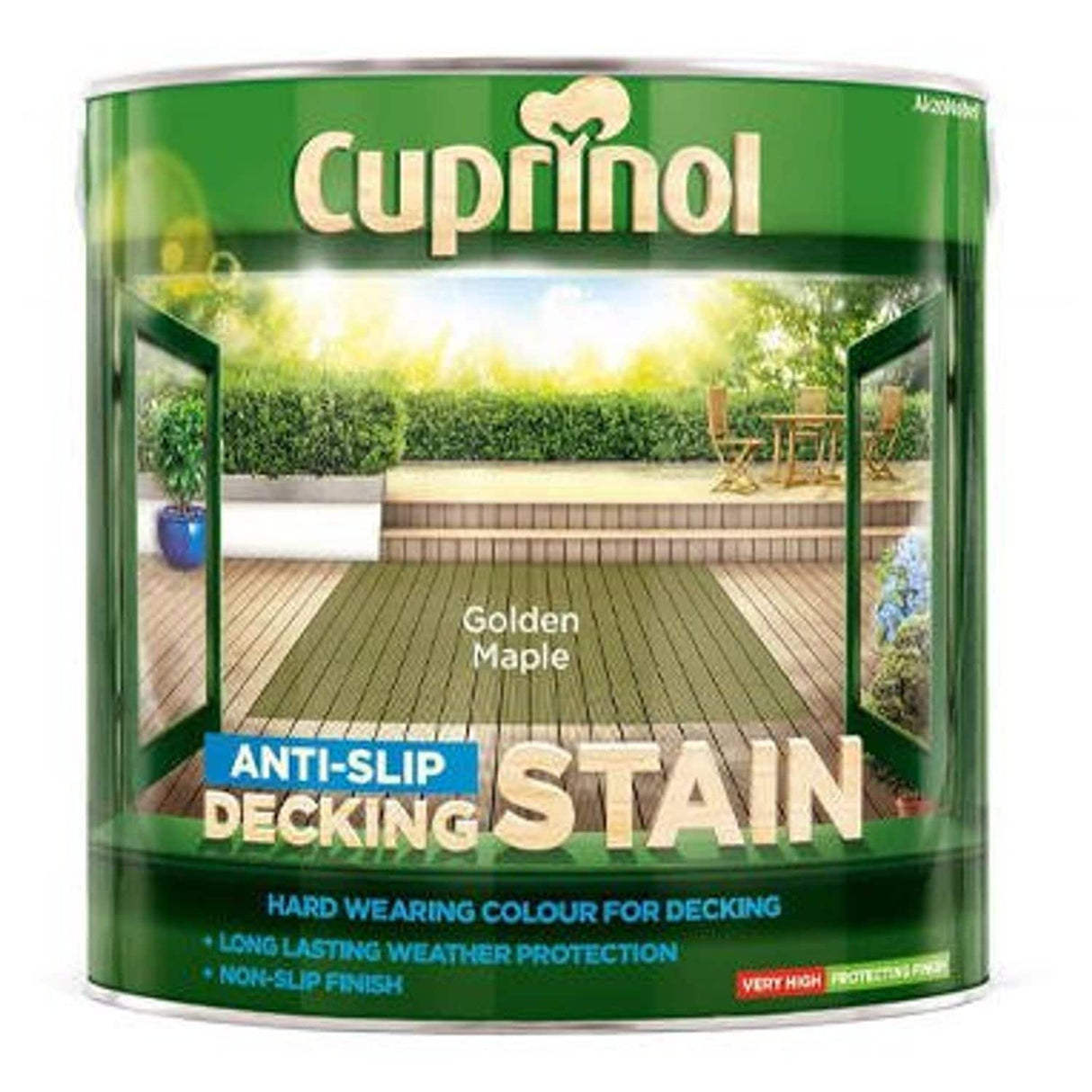 Anti-Slip Decking Stain Golden Maple - 2.5L