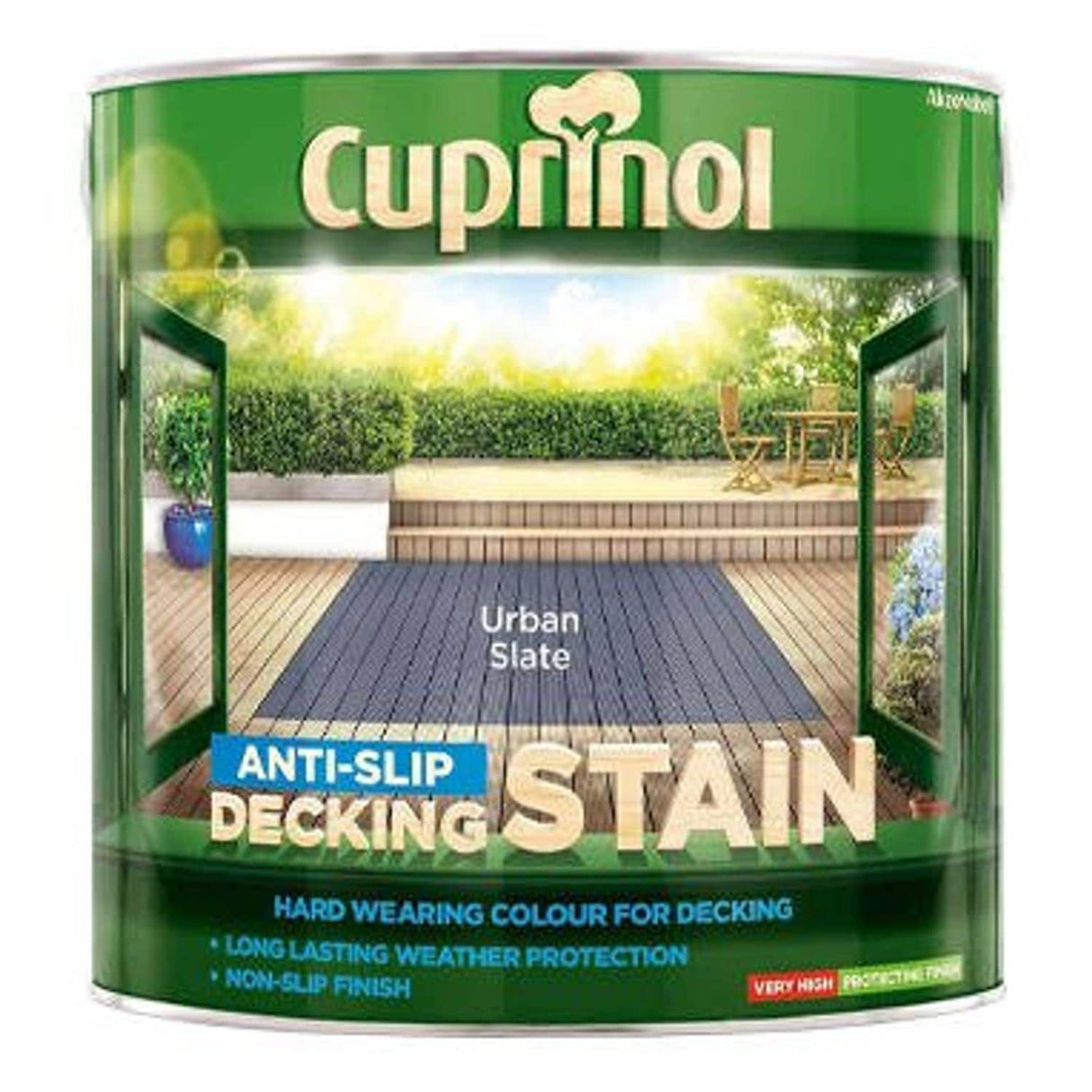 Anti-Slip Decking Stain Urban Slate - 2.5L