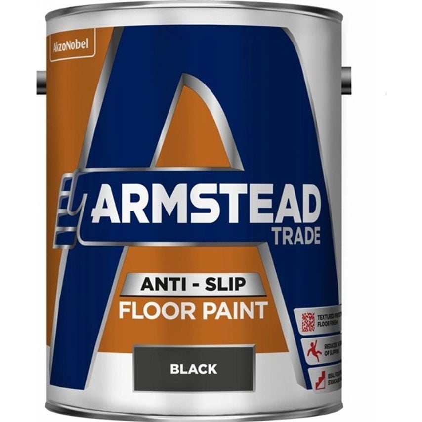 Anti Slip Floor Paint - Black - 5L - 5218565