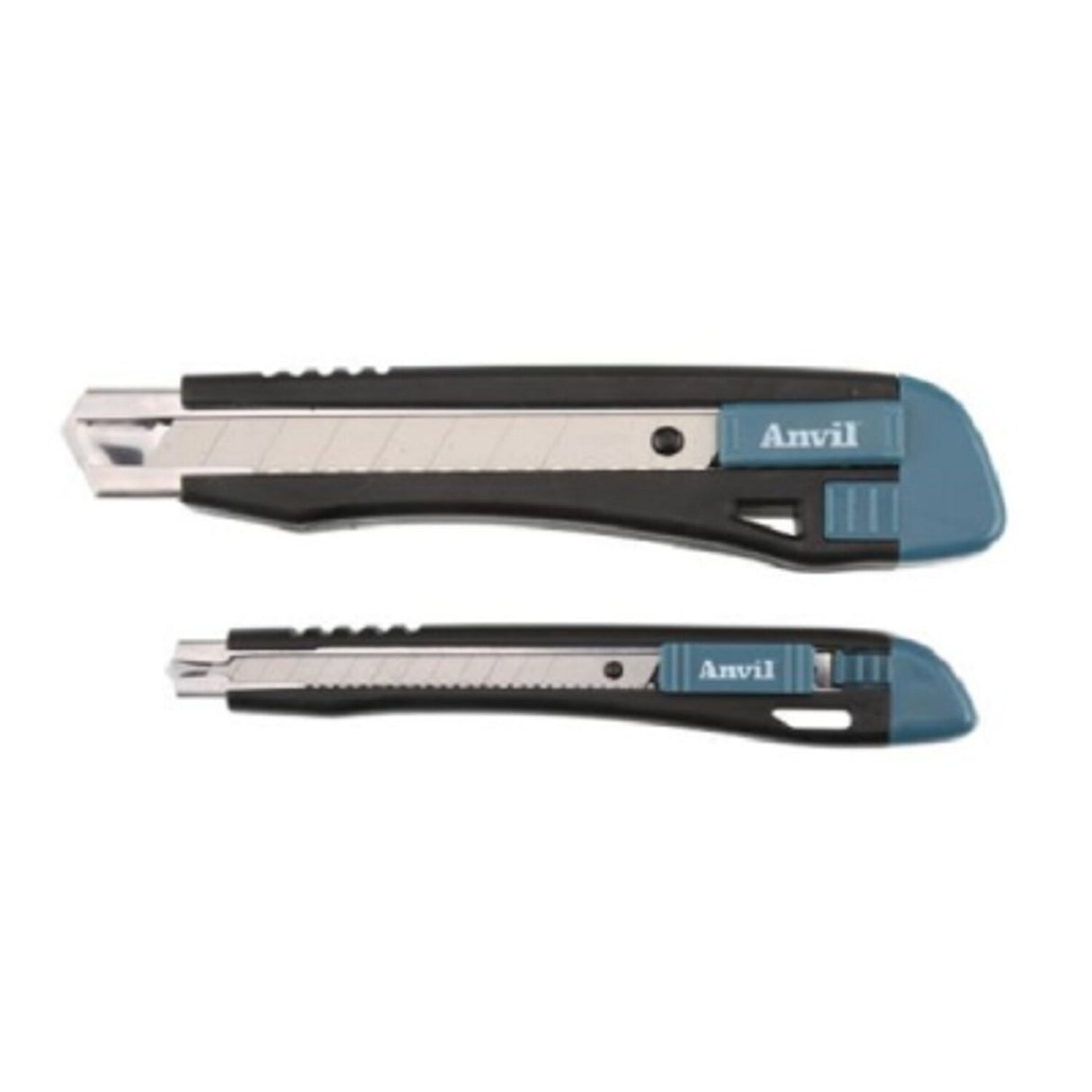 Anvil 2 Piece Retractable Snap-Off Knife Set - 9mm & 18mm