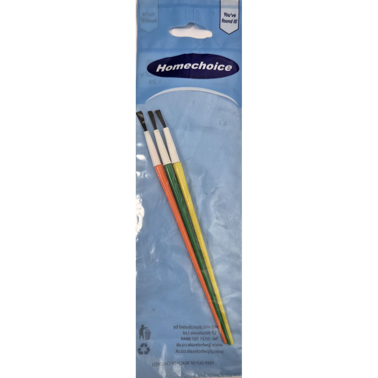 Artists Brushes (Pack of 3)