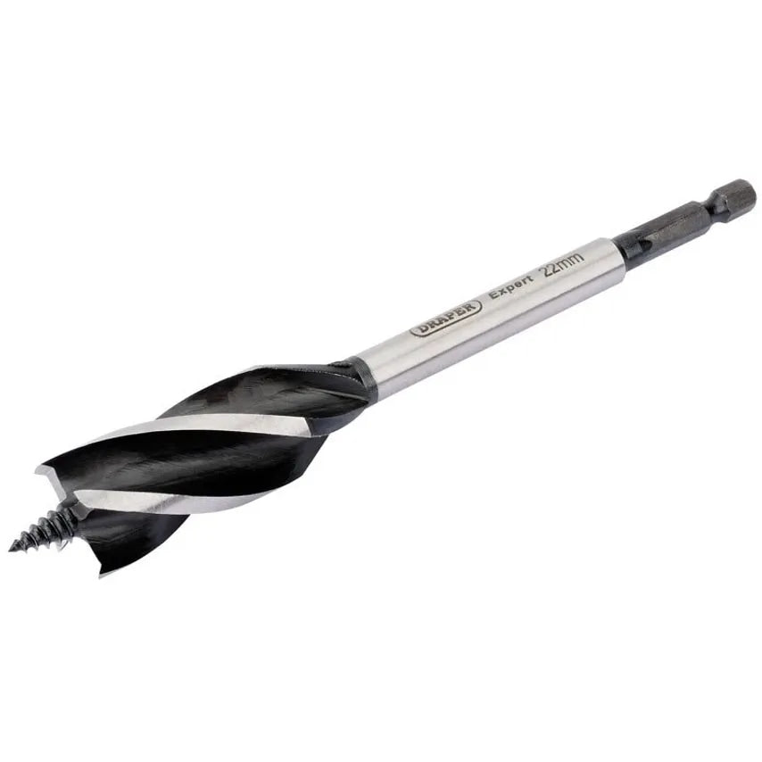 Auger Bit 4 Fluted 22mm Carbon Steel