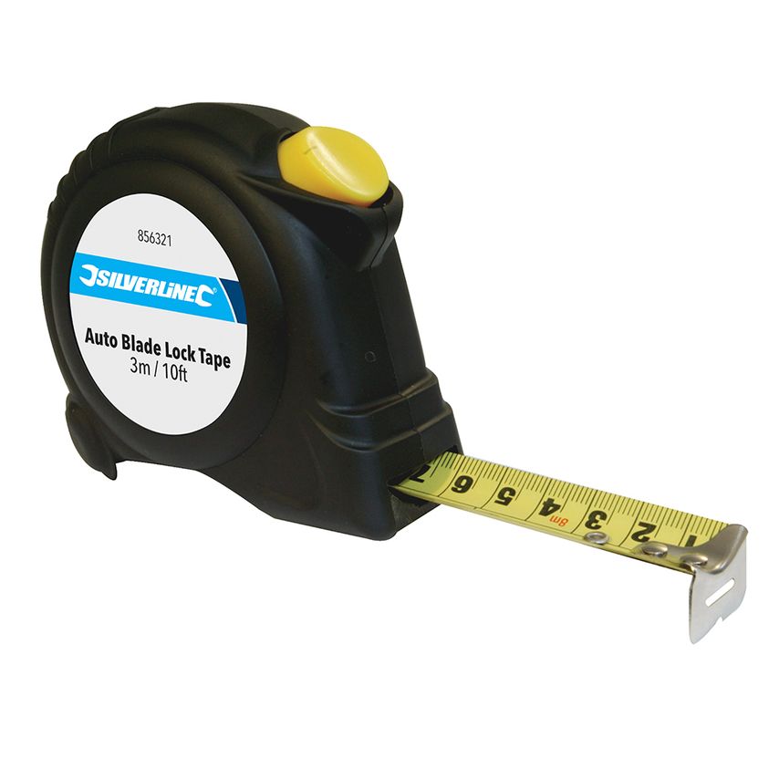 Auto Blade Lock Tape Display Box 30 Piece 3m/10ft X 16mm