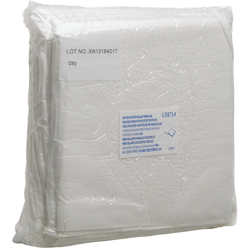 Auto Sealant Wipers Flat Sheet White (BOX-12)