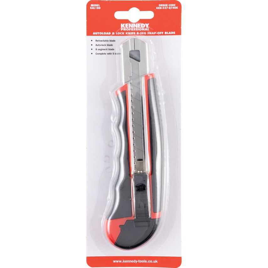 Autoload & Lock Knife 8 -SEG Snap-off Blade