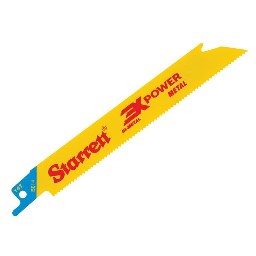 B614-5 Bi-Metal Reciprocating Blade, Metal Straight 152mm 14 TPI (Pack 5) STRB6145