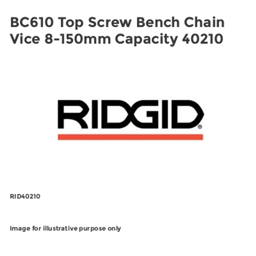 BC610 Top Screw Bench Chain Vice 8-150mm Capacity 40210