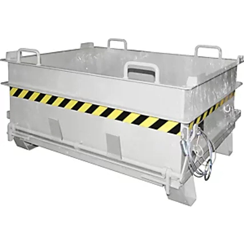 BC Construction Material Container - With Stone Clamp Release Mechanism - WxH 1305 X 700mm, Hot Dip Galvanised