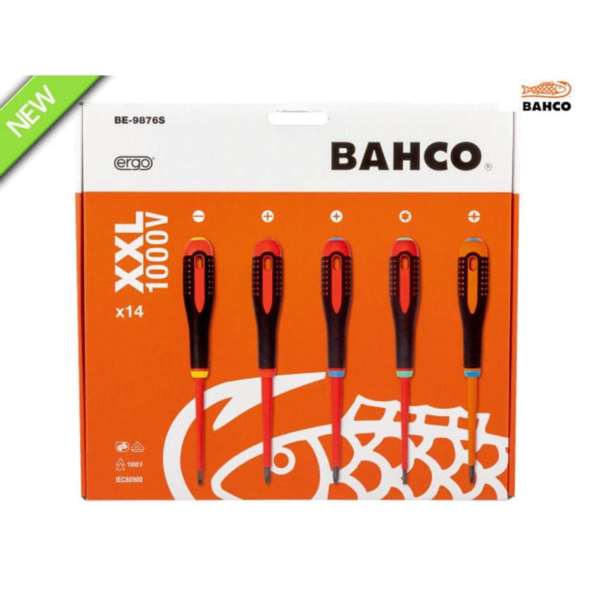BE-9872 Ergo Screwdriver Set, 14 Piece
