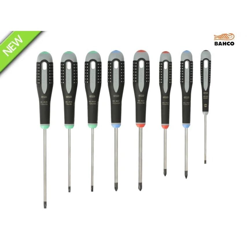 BE-9872 Ergo Screwdriver Set, 8 Piece
