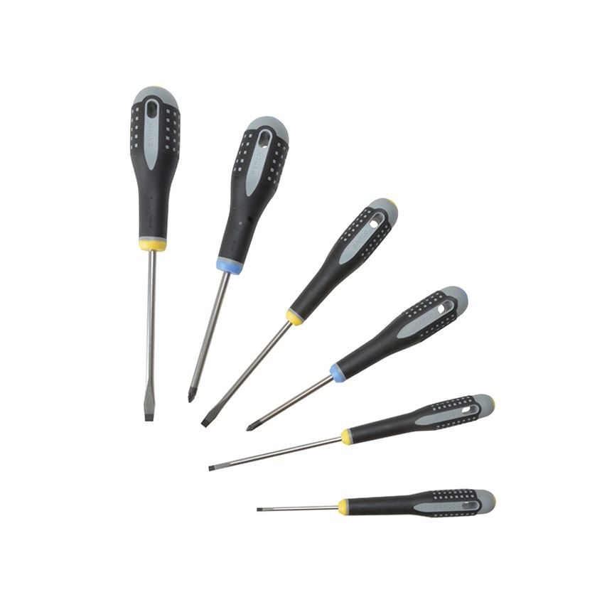 BE-9882 ERGO Screwdriver Set, 6 Piece BAH9882