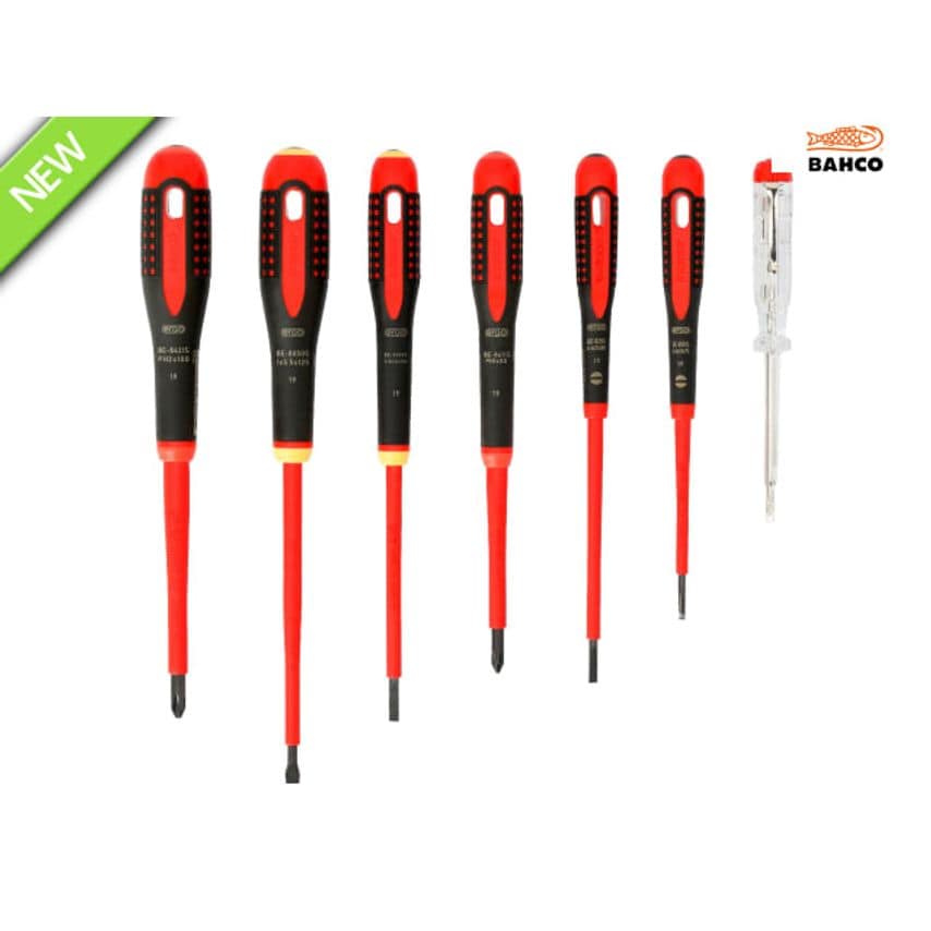 BE-9887S Ergo VDE Insulated Screwdriver Set 7 Piece