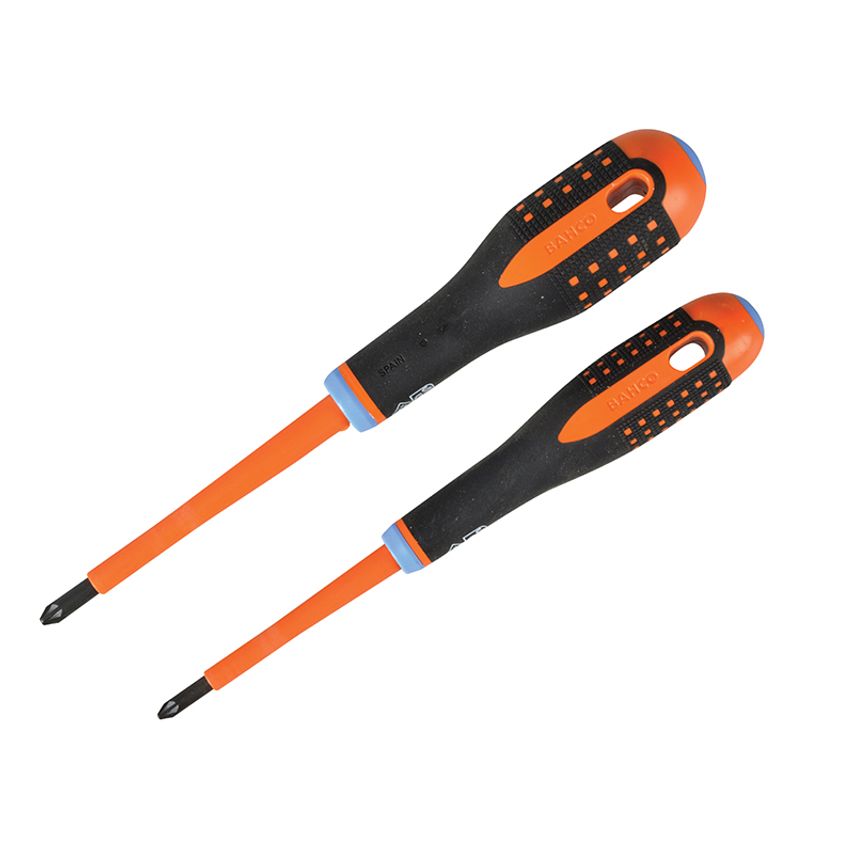 BE-9890S ERGO VDE Insulated Screwdriver Set, 2 Piece BAH9890S