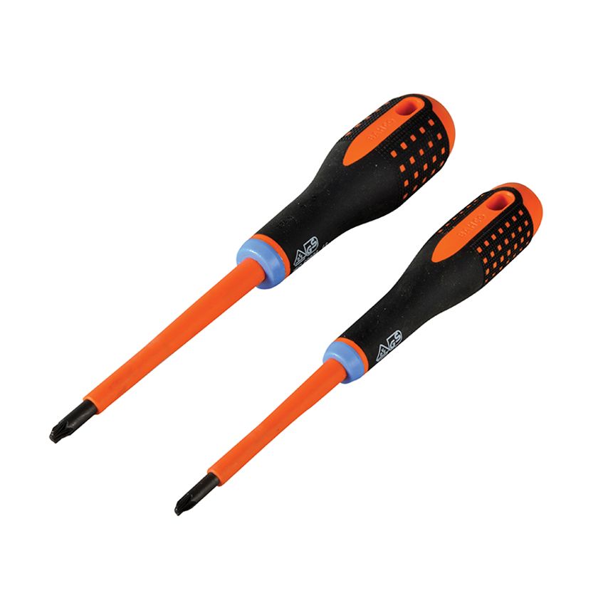 BE-9890S ERGO VDE Insulated Screwdriver Set, 2 Piece BAH9890S