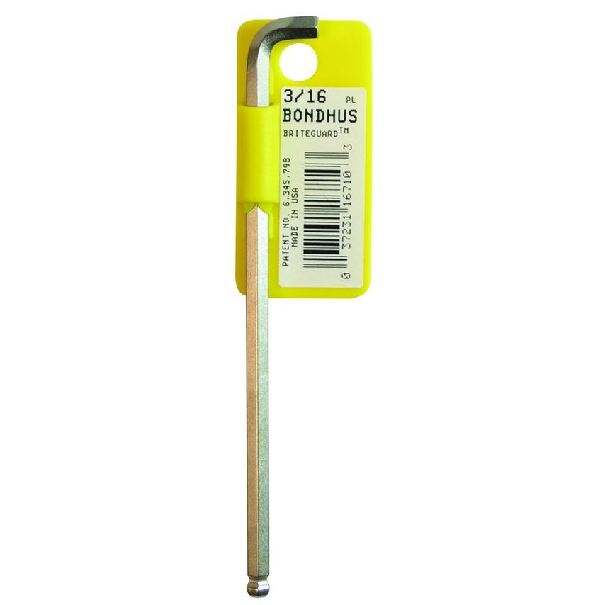 BL1/16B Briteguard Ballend Hex Key, 1/16", 16903