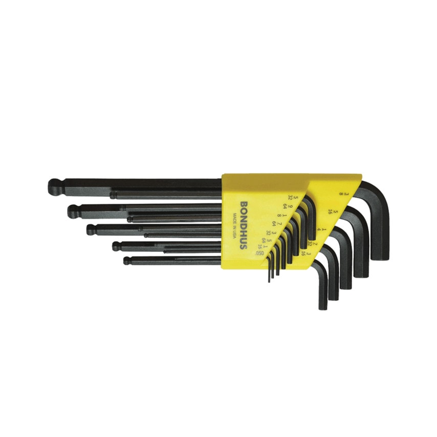 BLX13 Hexagon Ball End Key/L-Wrench Set 0.050" - 3/8" (13 Piece)