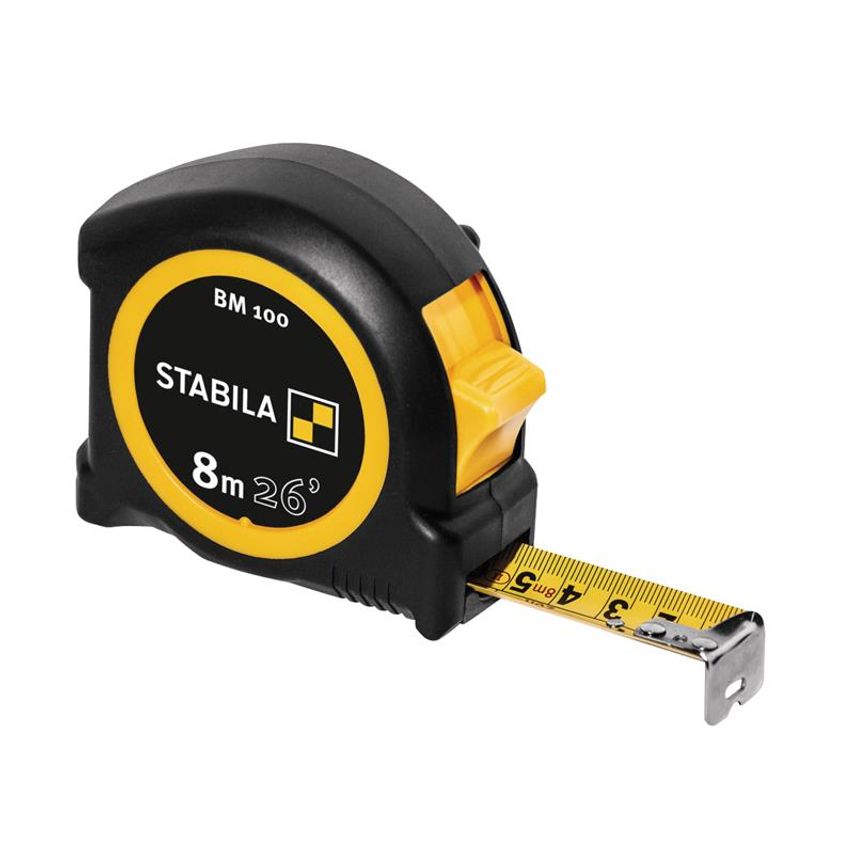 BM 100 Compact Pocket Tape 8m/26ft (Width 25mm) STB19580