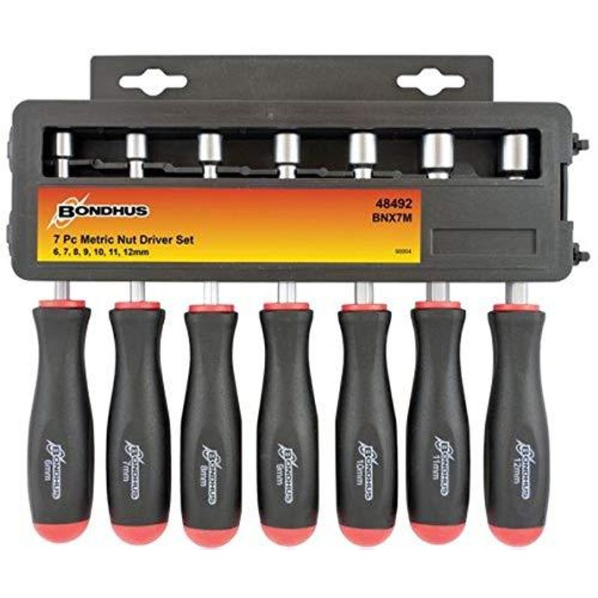 BNX7m Metric Nut Driver7 Piece Set, 48492