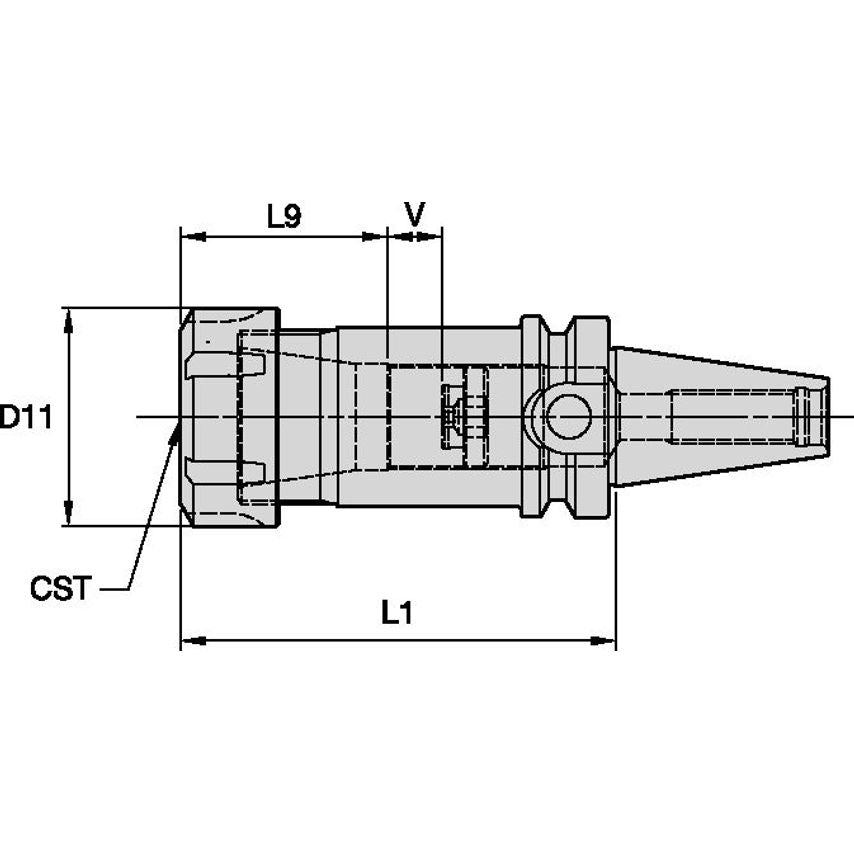 BT30ER11060m BT30 ER11 Collet Chuck L=60mm