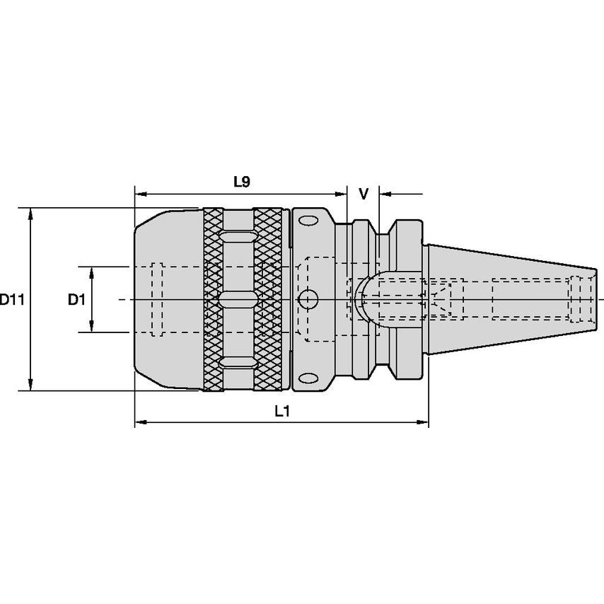 BT30HPMC20085m 20mm Milling Chuck - BT30 Bala