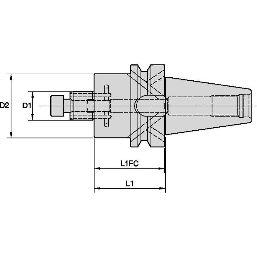 BTKV40BSMC16050m Shell Mill 16mm Coolant - BTKV 40