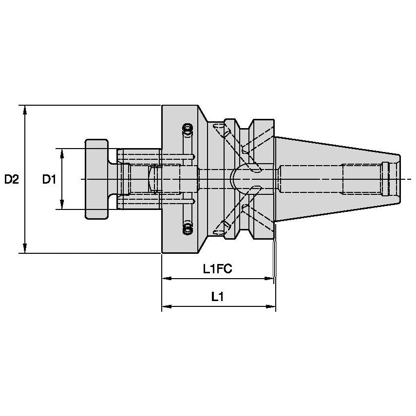 BTKV40BSMC32060m Shell Mill 32mm Coolant - BTKV 40
