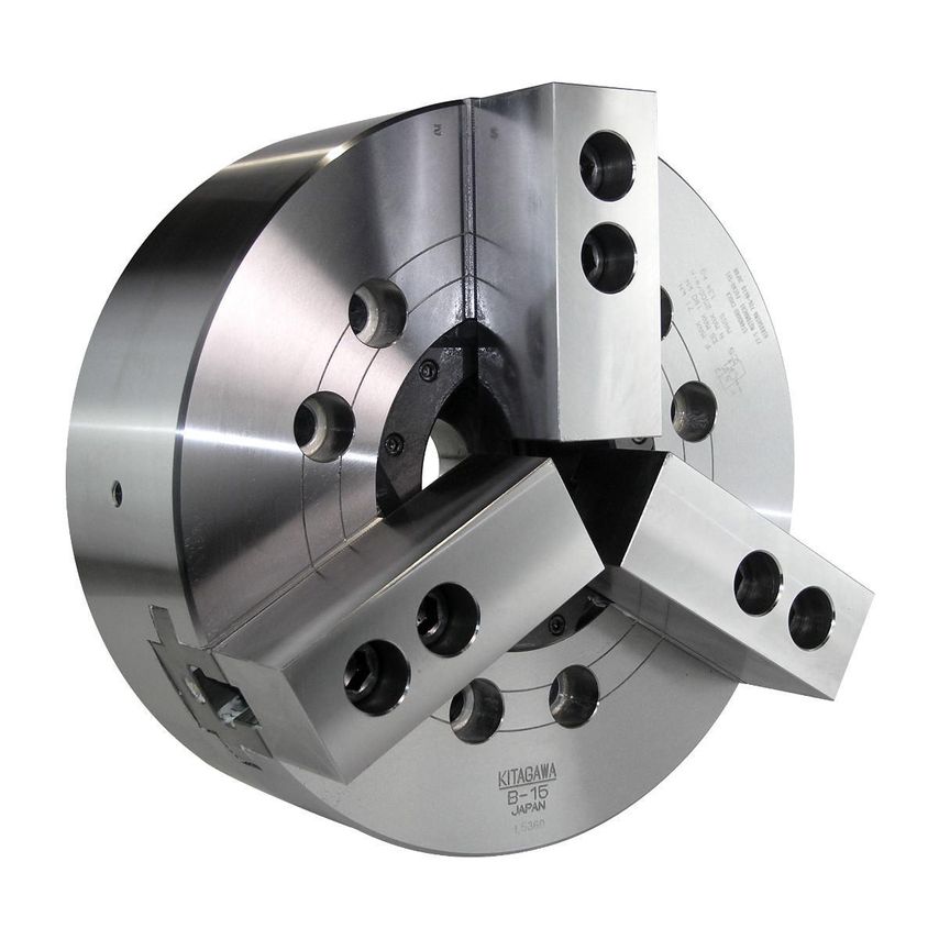 B Series (with Adaptor) - Large 3 Jaw Power Chucks with Adaptor Plates - B21A15