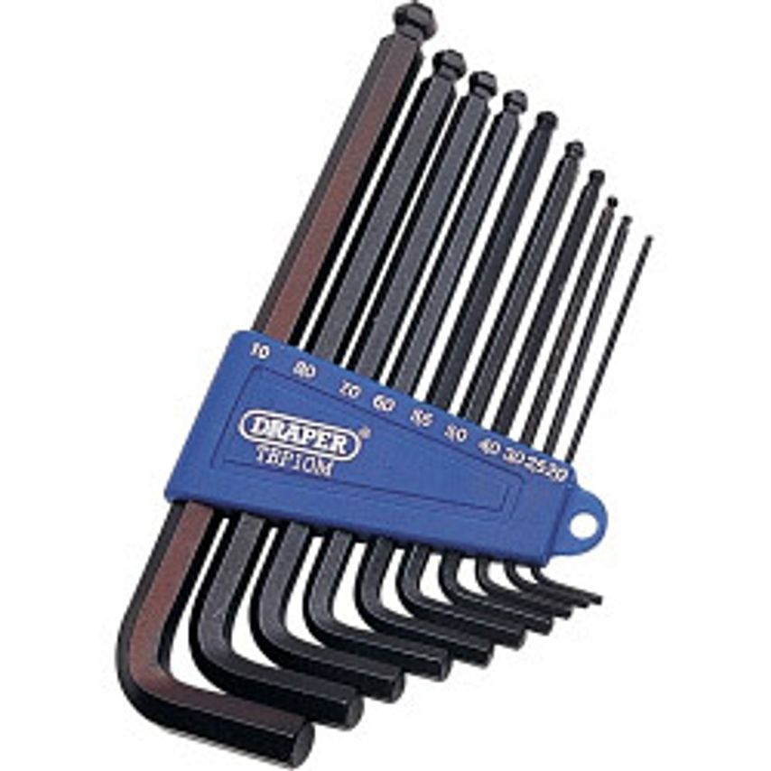 Ball End Hexagon Key Set 10 Piece