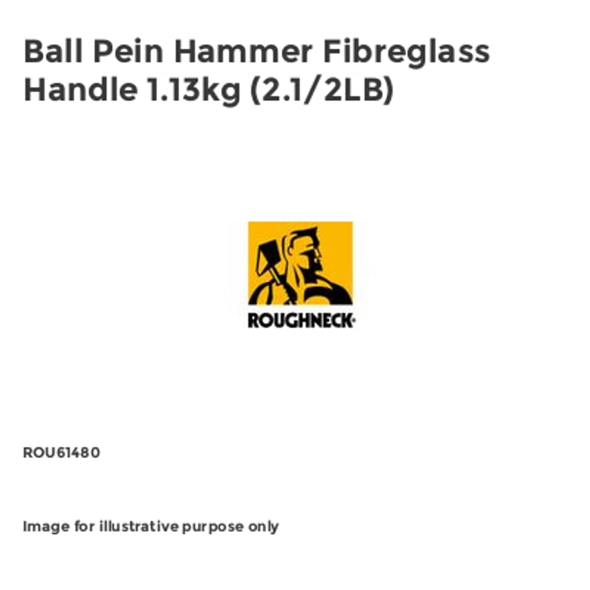 Ball Pein Hammer Fibreglass Handle 1.13kg (2.1/2LB)