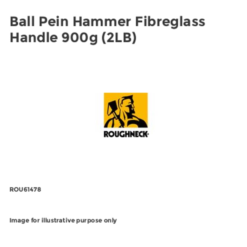 Ball Pein Hammer Fibreglass Handle 900g (2LB)