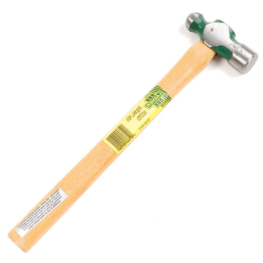 Ball Pein Hammer with Wooden Shaft - 300g (10.5oz)