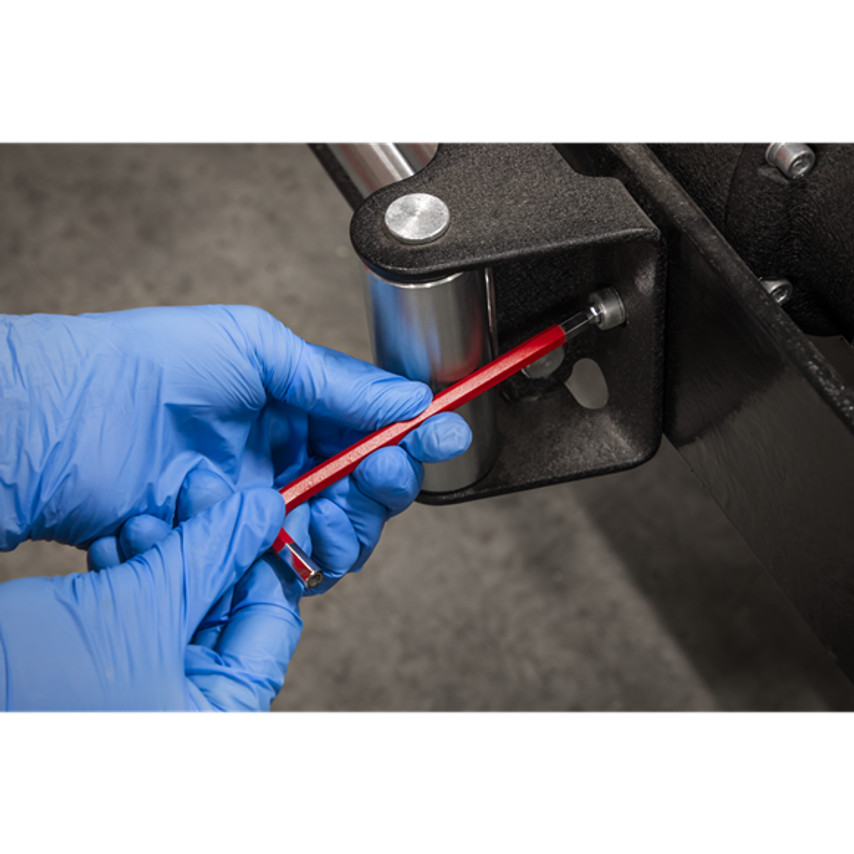 Ball-end Hex Key Set9 Piece Long Colour-Coded Imperial