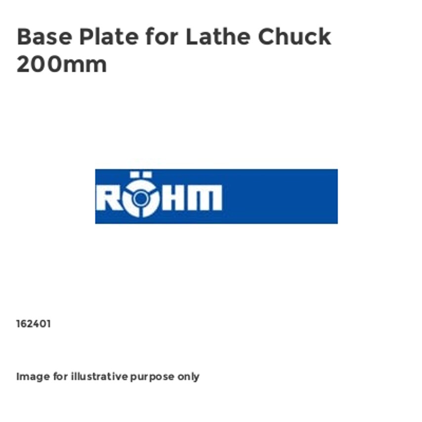 Base Plate for Lathe Chuck 200mm