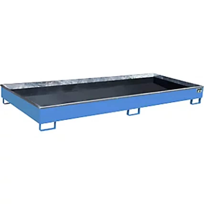 Base Sump Tray With PE Insert, PE Insert, 540 L, 3265 X 1315 X 270mm, Blue