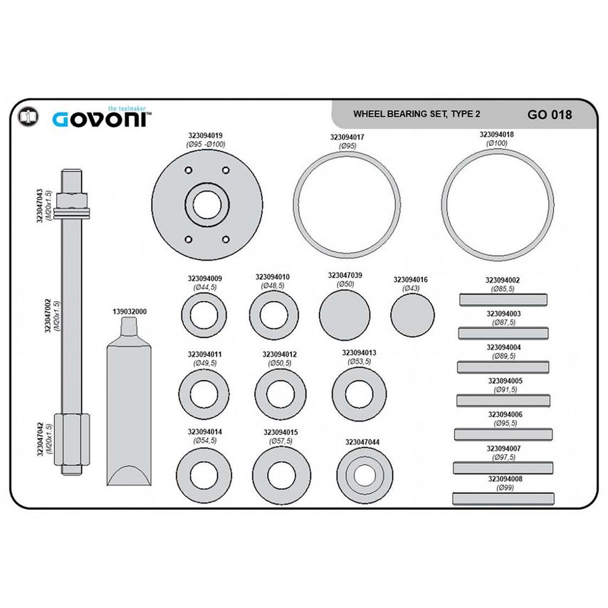 Bearing/Hub Removal & Install Set
