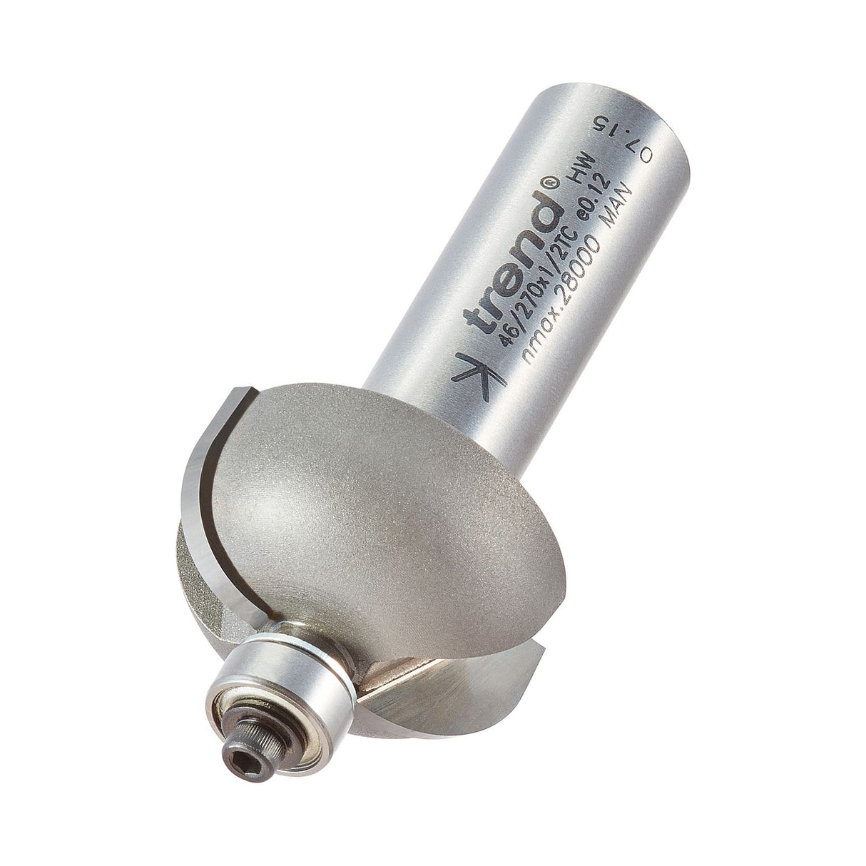 Bearing Guided Cove Cutter 9.5mm Radius - 46/270X1/2TC