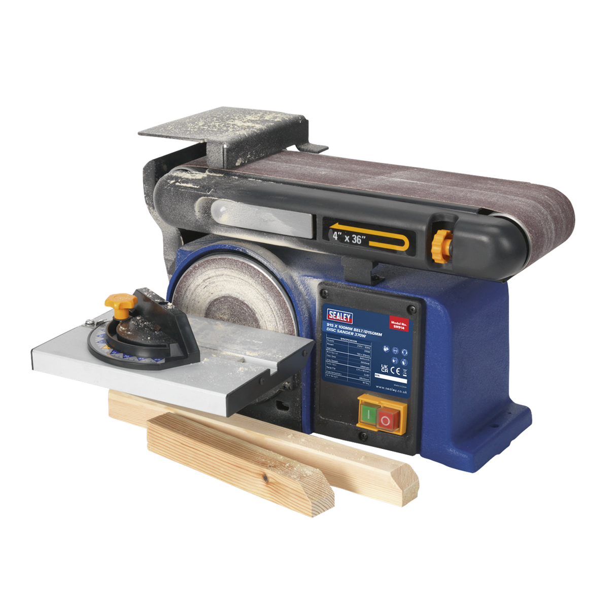 Belt/Disc Sander 100 x 915mm/150 370W/230V