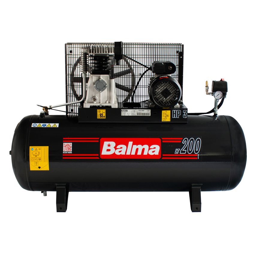 Belt Driven Comp. 3 HP - 150 LT Static 1 PH - Balma