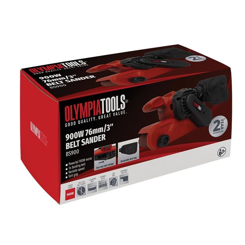 Belt Sander 76mm (3in) 900W 240V OLPBS900