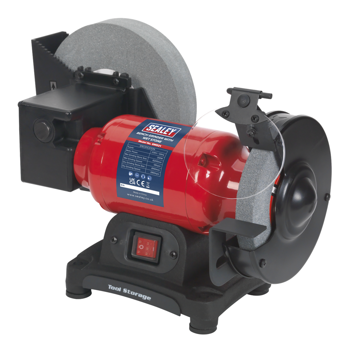 Bench Grinder Wet & Dry 200/150MM 250W/230V