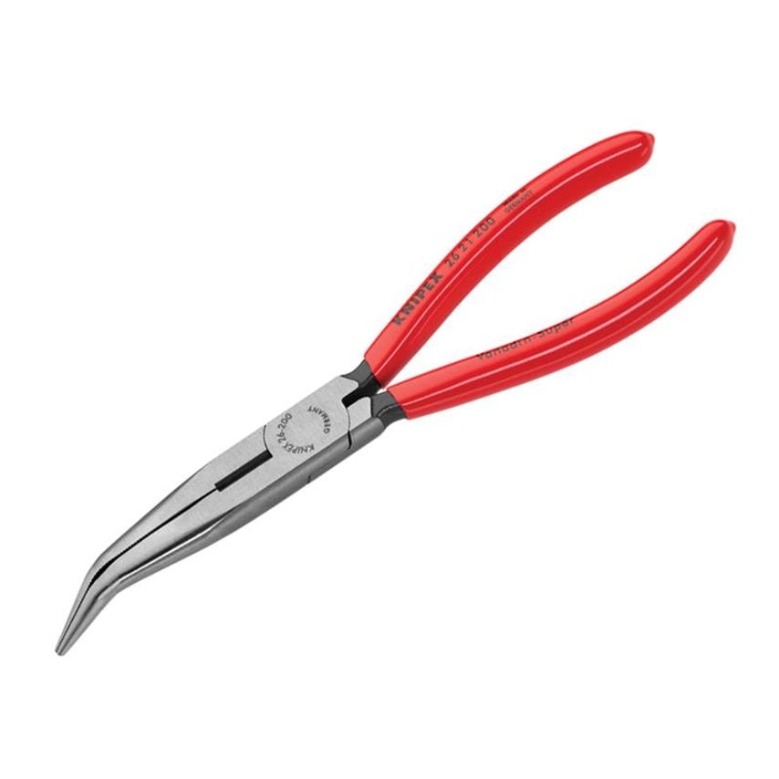 Bent Snipe Nose Side Cutting Pliers PVC Grip 200mm (8in) KPX2621200