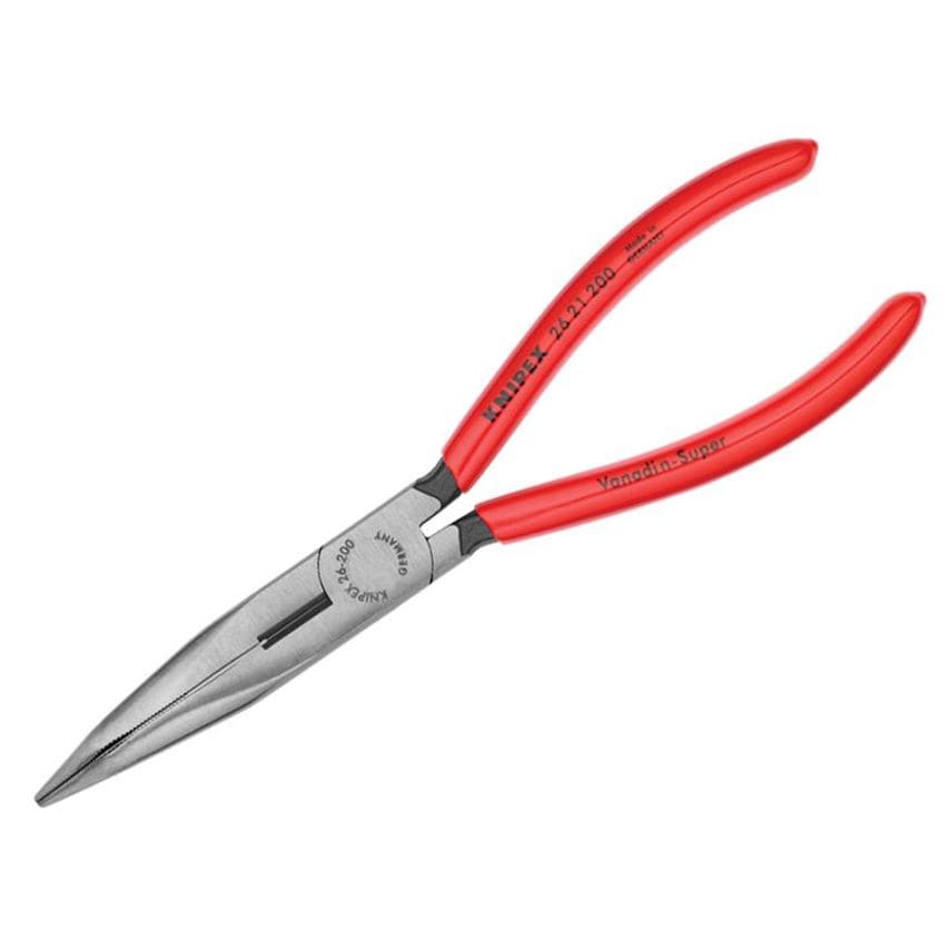 Bent Snipe Nose Side Cutting Pliers PVC Grip 200mm (8in) KPX2621200