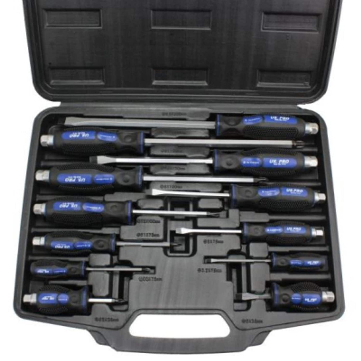 Bergen 12 Piece Go Through Slotted and Philips Screwdriver Set