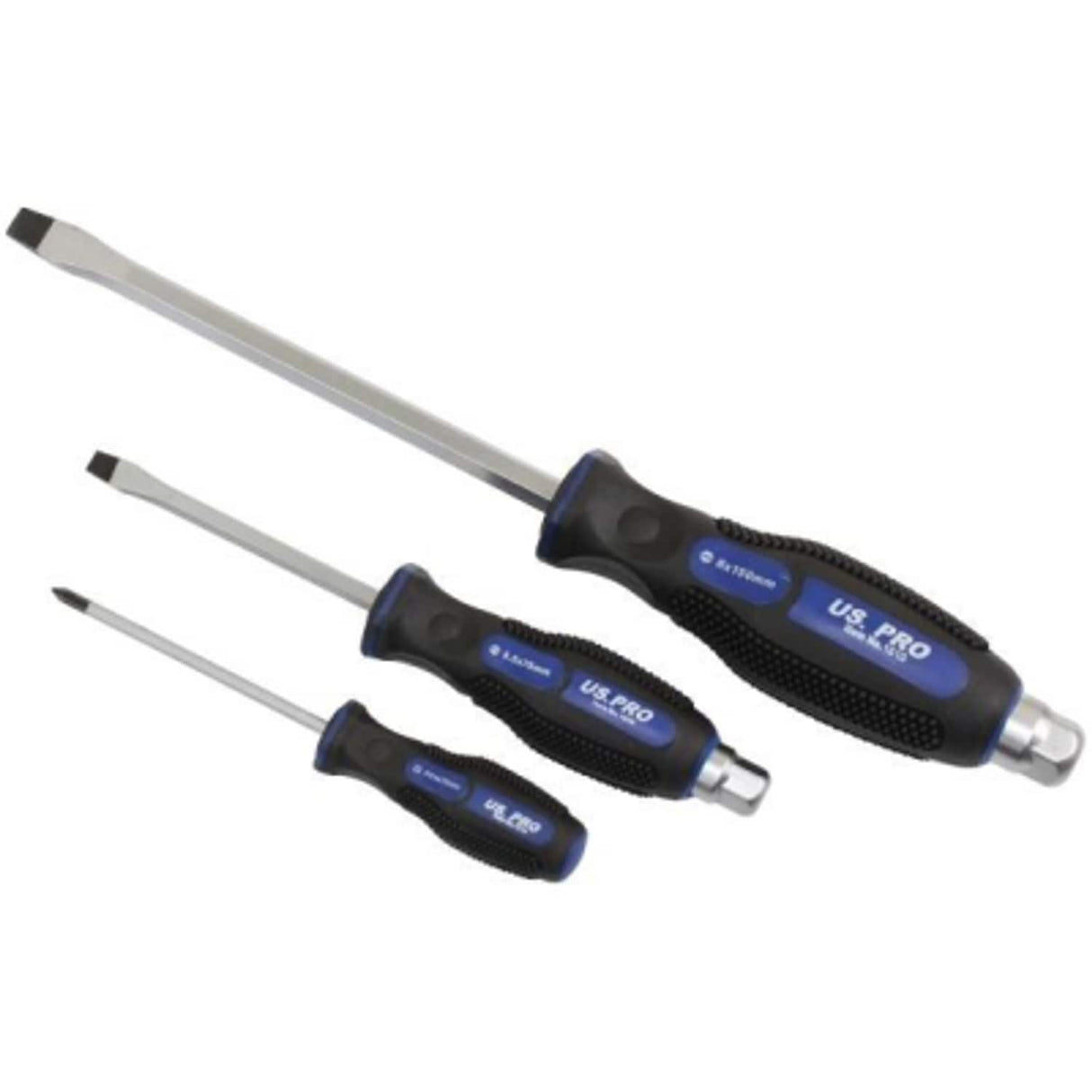 Bergen 12 Piece Go Through Slotted and Philips Screwdriver Set